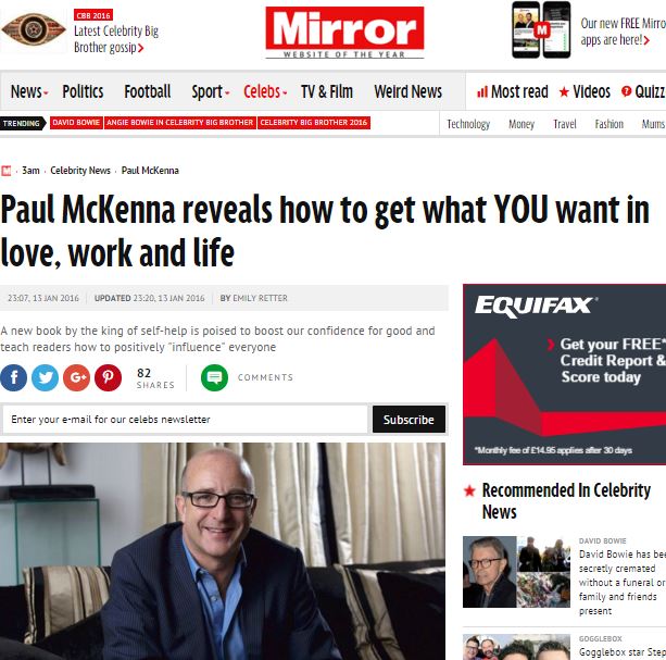 paul mckenna instant influence and charisma extracts