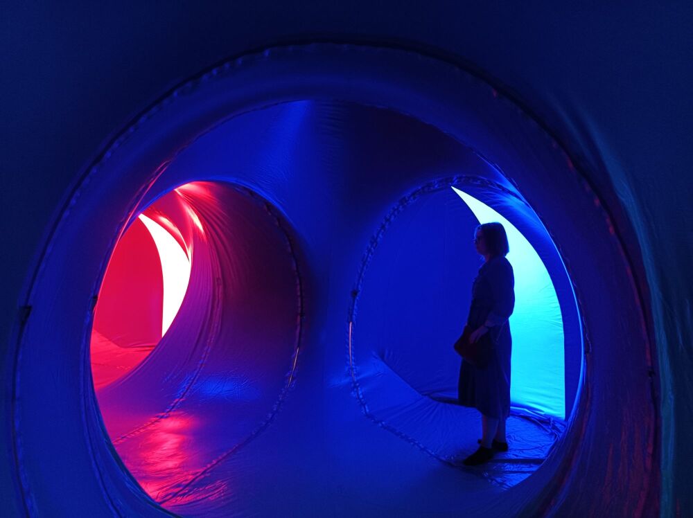 Luminarium Compton Verney ceiling lit by natural light