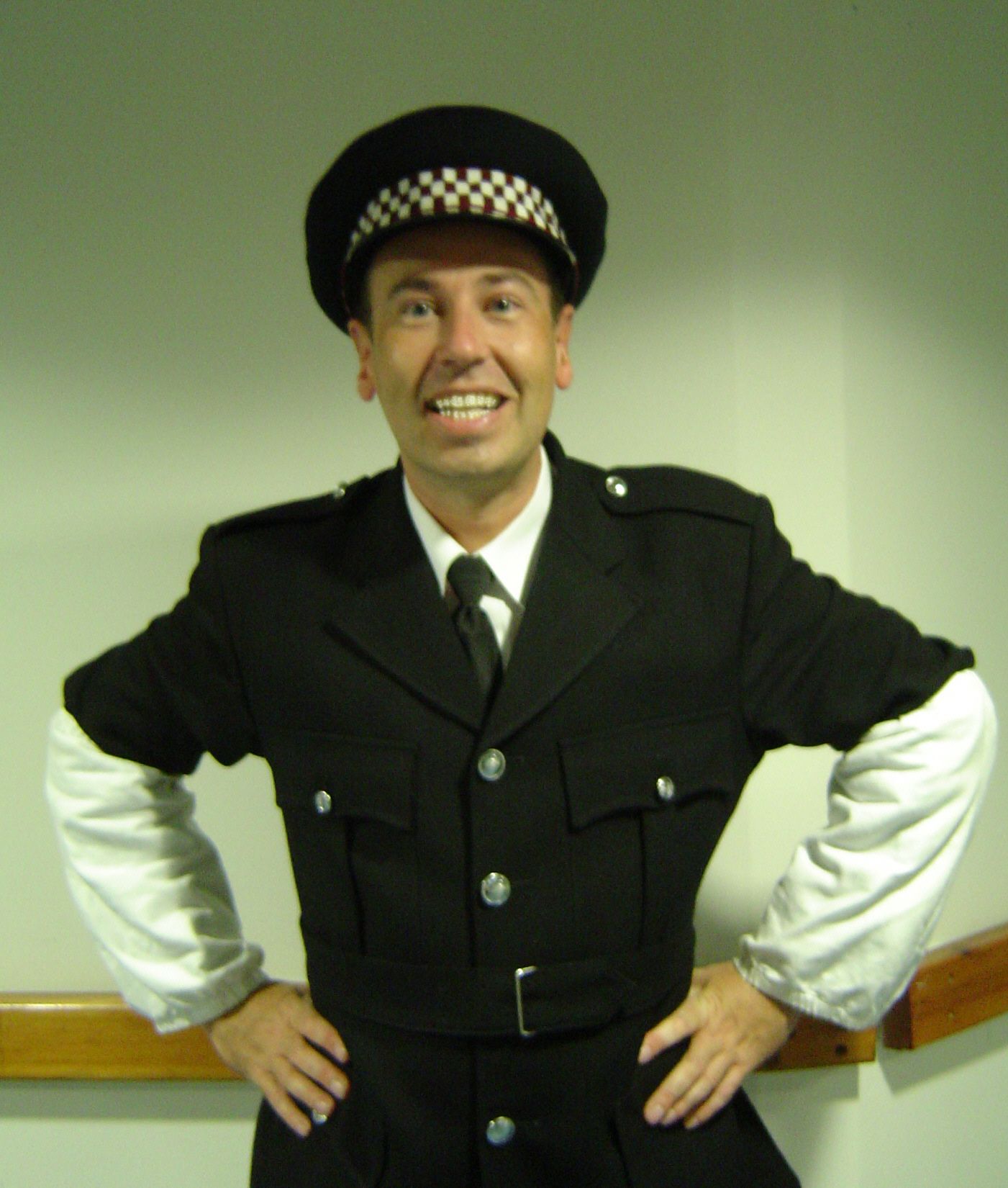 Mark Powlett as the traffic policeman in Brum