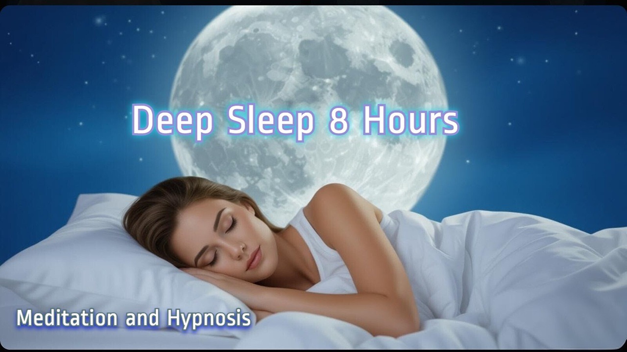 8 Hours Deep Sleep Hypnosis and Meditation on YouTube