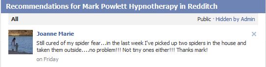 recommendation for hypnotherapy on facebook