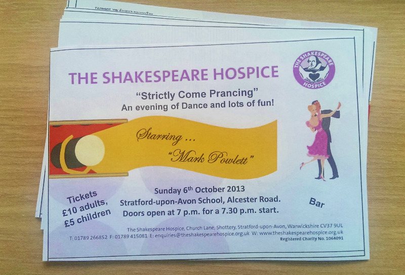 Shakespeare hospice ticket
