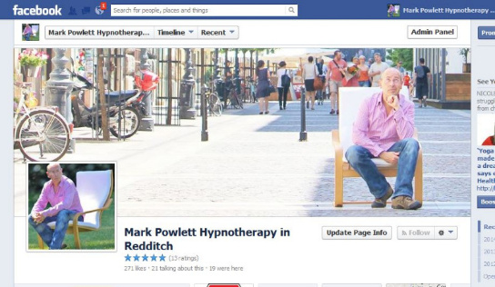 hypnosis on facebook page
