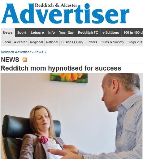 redditch mom victoria warwick jones hypnotised for success