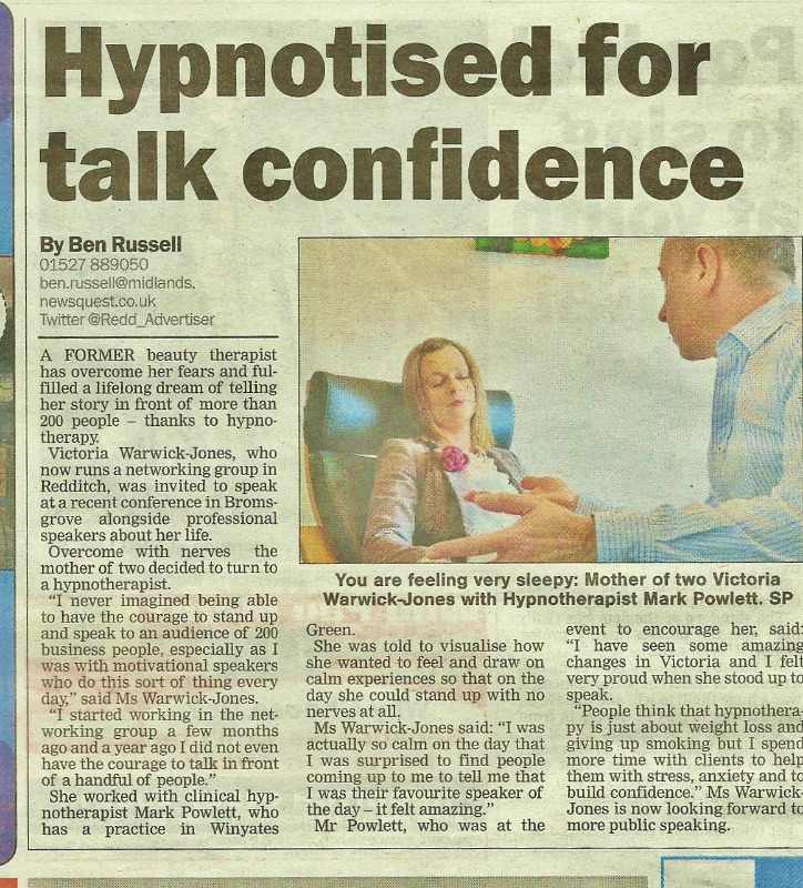 redditch advertiser redditch mom hypnotised for success