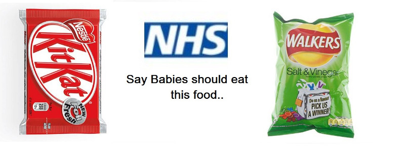 junk food NHS say babies should eat this