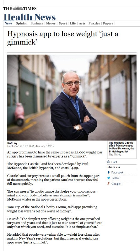 paul mckenna gastric band app the times