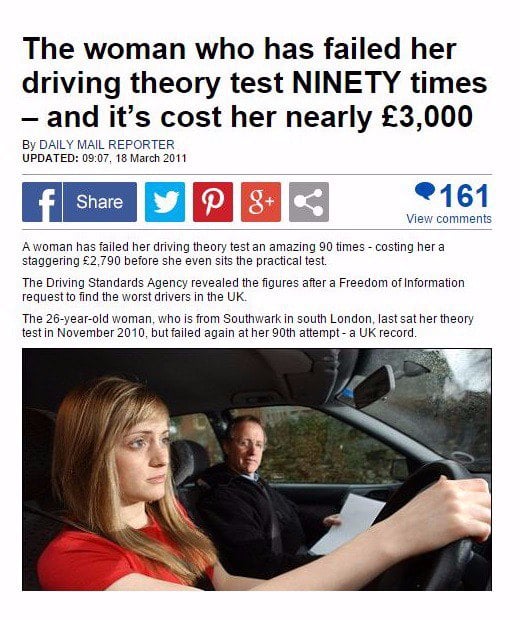 driving test hypnotherapy and stress