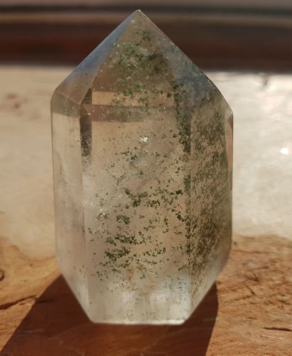 Chlorite Included Clear Quartz Generator with Shamans Portals