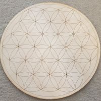 Flower Of Life Crystal Grid Board 10 inch