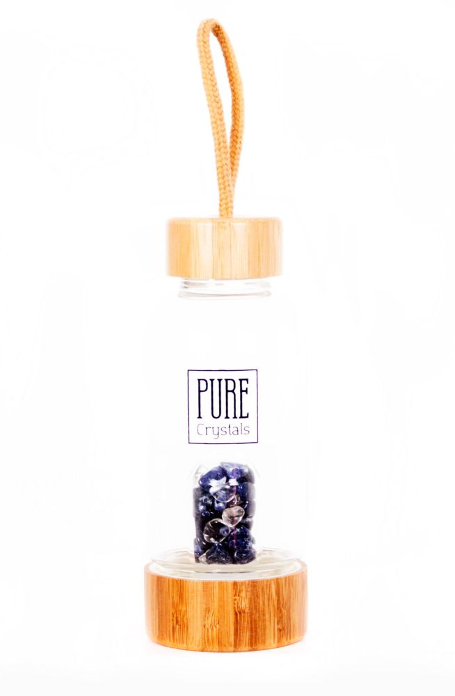 Pre-Order Crystal Infusion Water Bottle With Pod ~ SODALITE ~