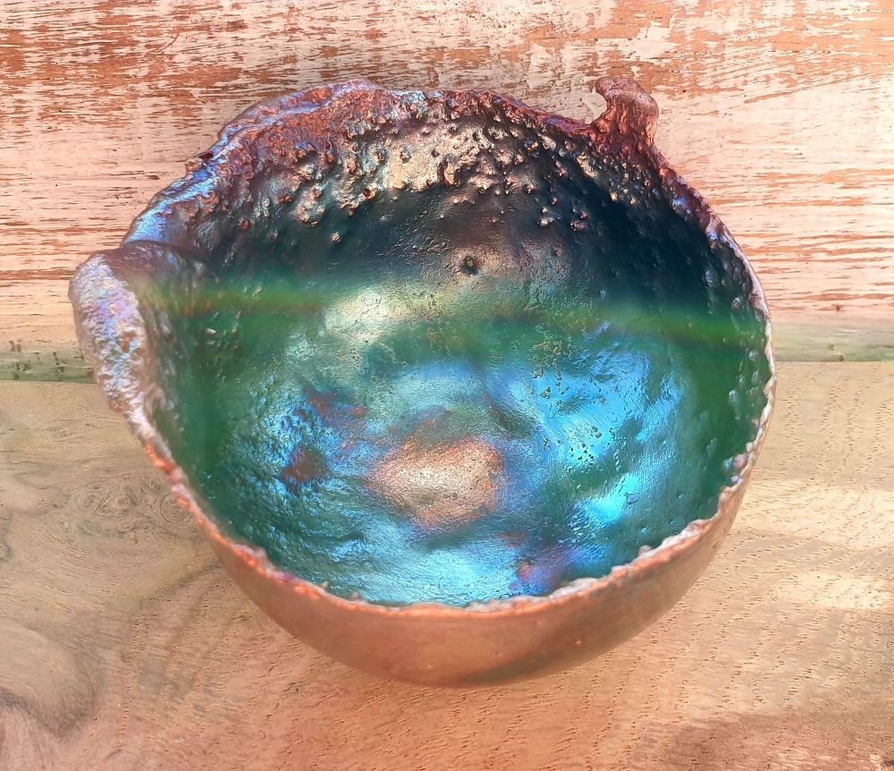 Artisan Made Copper Altar Healing and Offering Bowl