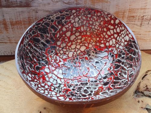 Coconut and Egg Shell Handmade Altar Bowl