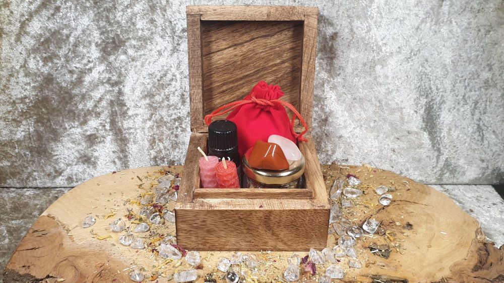 Custom Intention Setting Box ~ Spell/Ritual Kit Custom Made ~ Fertility, Love, Prosperity, Protection, Happiness, Magick and more