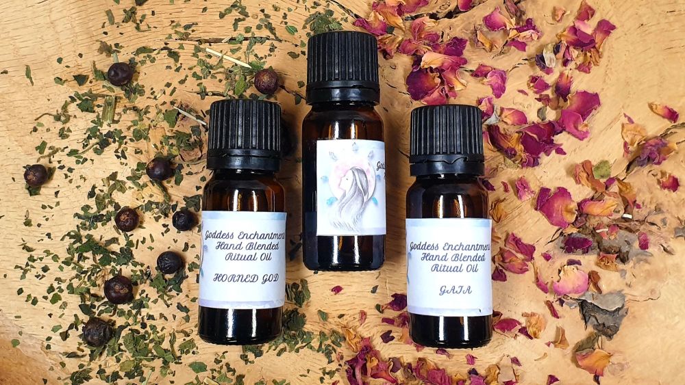 Hand Blended GODDESS/GOD Candle Anointing Spell & Ritual Oils ~ Your Choice ~