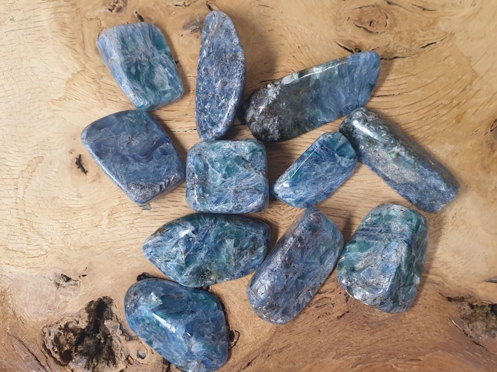 Green and Blue Kyanite Tumblestone - Small