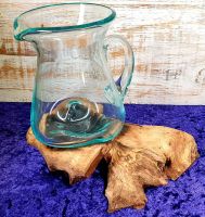 Molton Glass on Wood - Water Jug