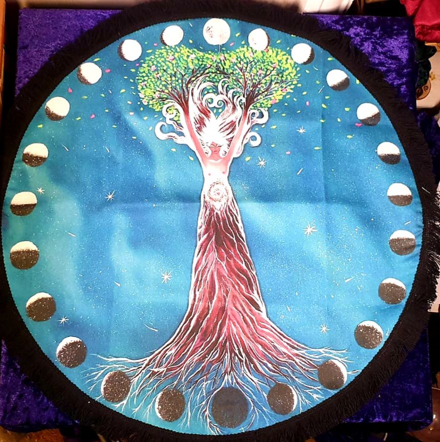 Tree Goddess Altar Cloth - 45cm
