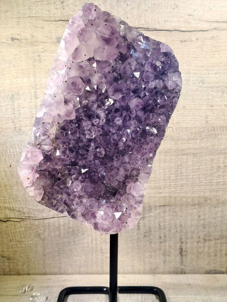 Amethyst Bed with Removable Stand for Relaxation and Spiritual Advancement