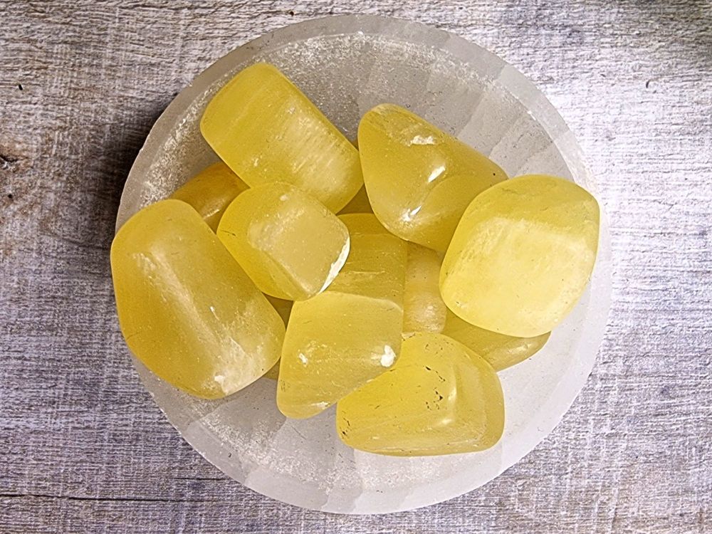 Lemon Calcite Tumblestone