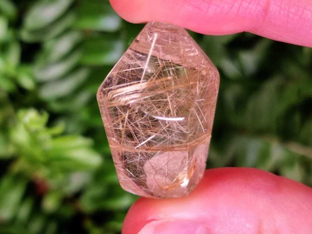 Golden Rutile Channelling Stone for Intuition, Guidance, and Wisdom (large)