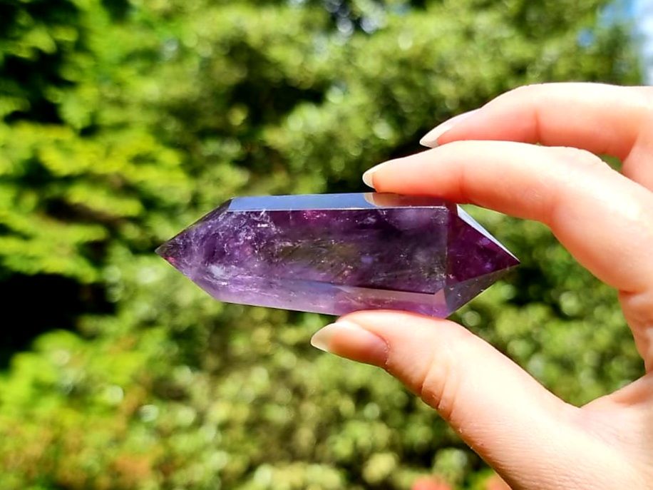 Amethyst - Violet Ray - Double Terminated Wand (1)