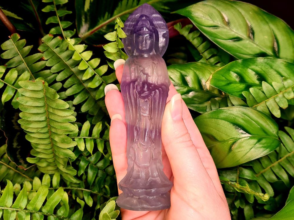 Fluorite Quan Yin (2)