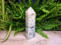 Tree Moss Agate Tower (1) - Connect With Nature Spirits
