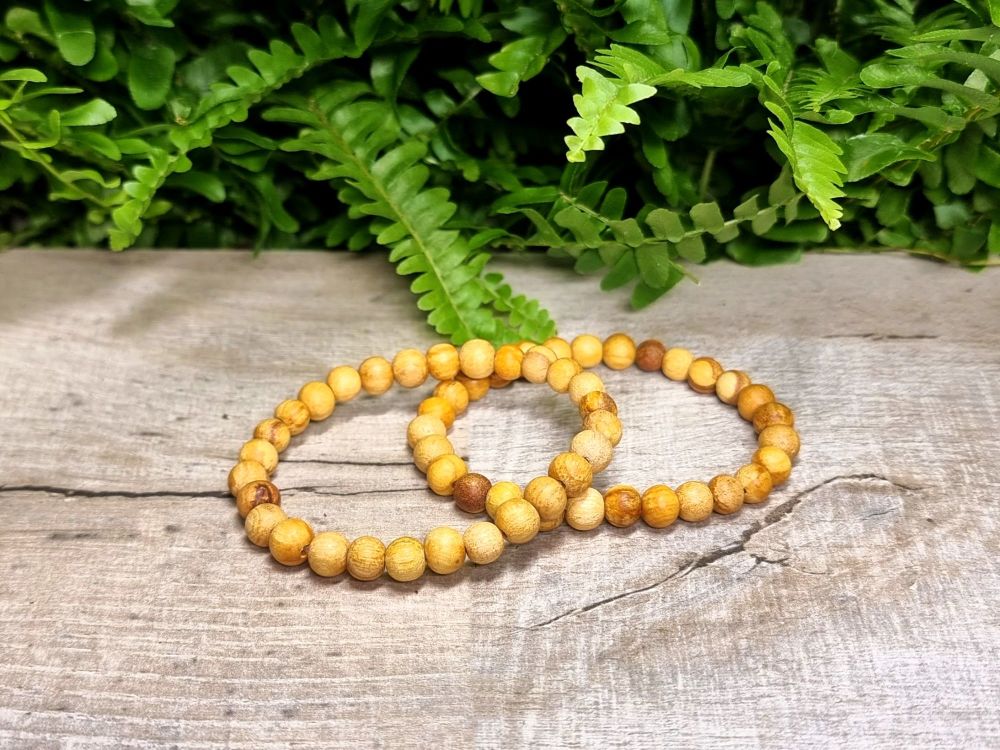 Palo Santo bracelet - small round beads