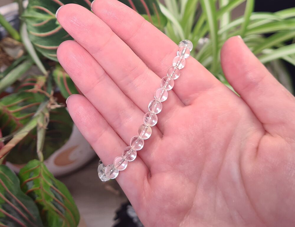 Clear Quartz Gemstone Bracelet