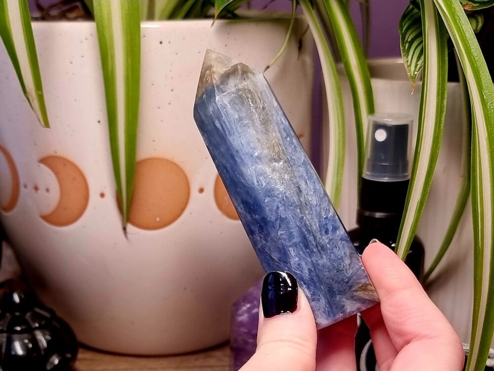 Blue Kyanite Tower (4) - Align Your Chakras and Space