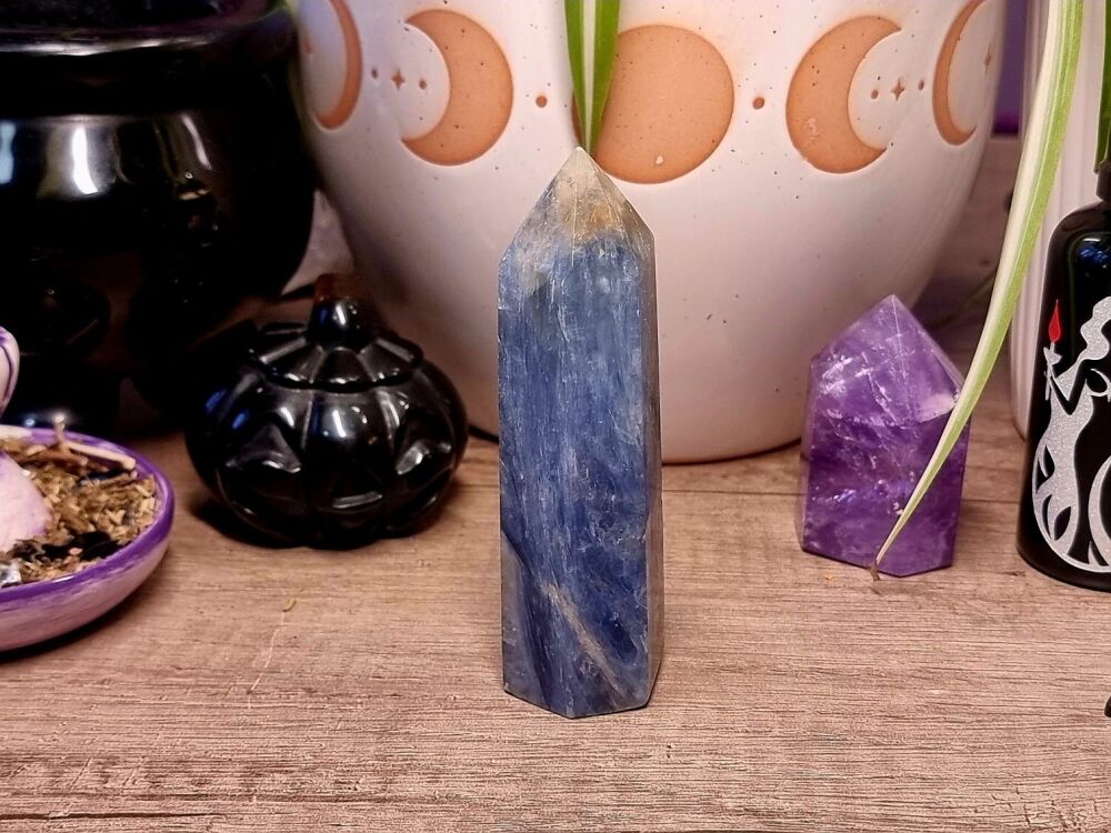 Blue Kyanite Tower (4) - Align Your Chakras and Space