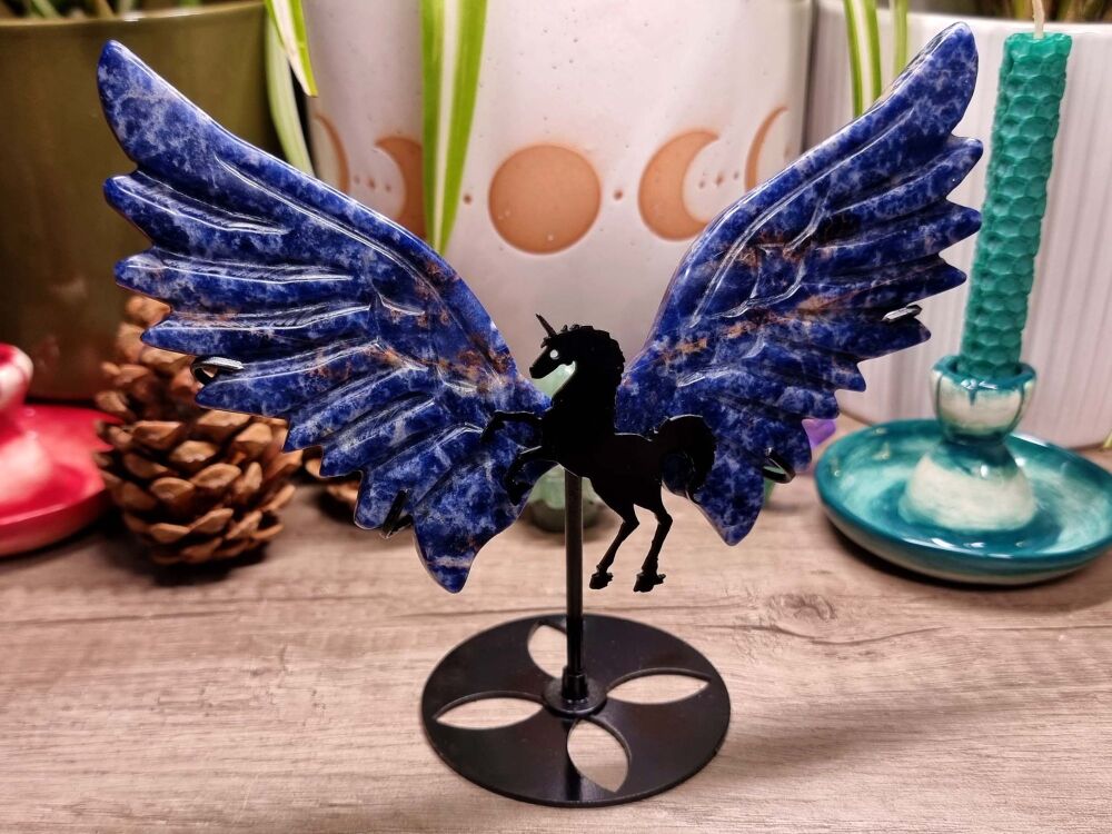 Blue Sodalite Pegasus - Animal Guide - Spiritual Development, Messages From