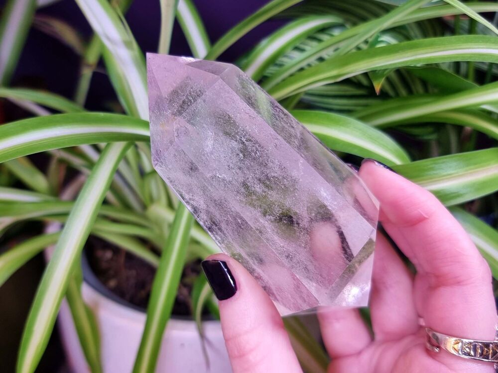 Clear Quartz Double Terminated Wand  - Magnify and Manifest - MISFIT