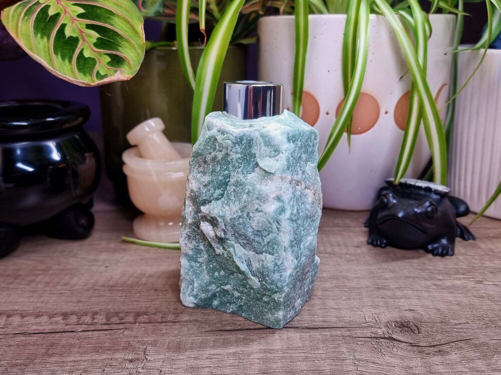 Aventurine Reed Diffuser - Combine Crystal and Scent Magick