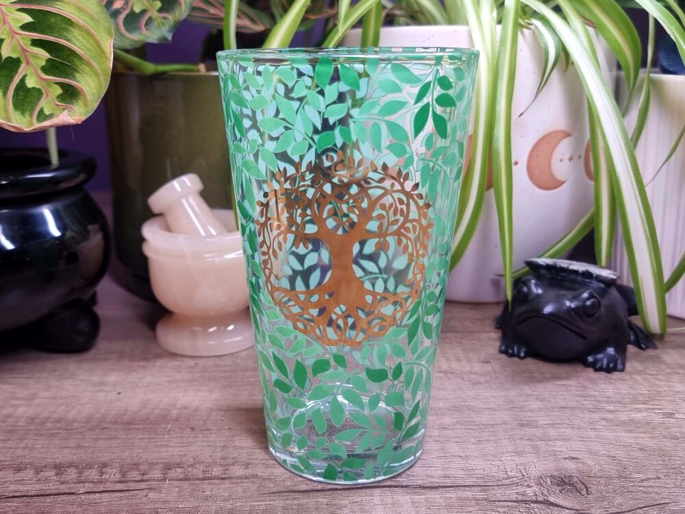 Tree Of Life Drinking Glass