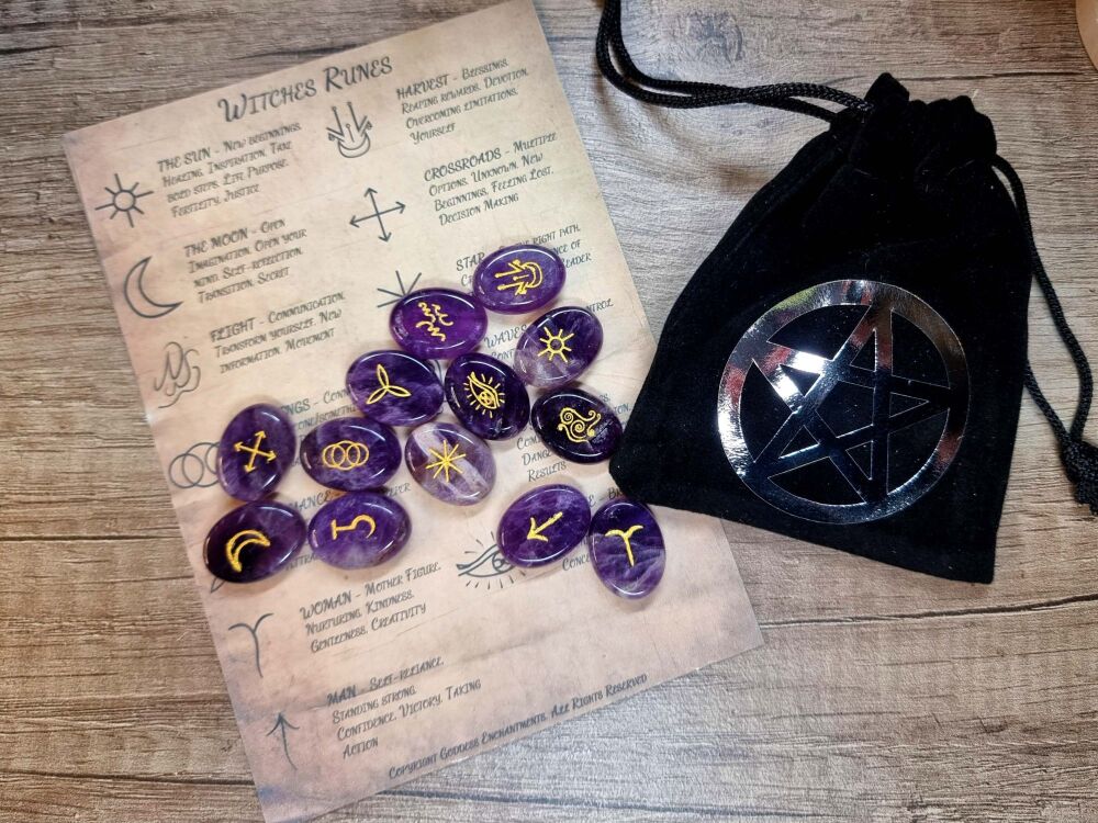Witches Runes - Amethyst