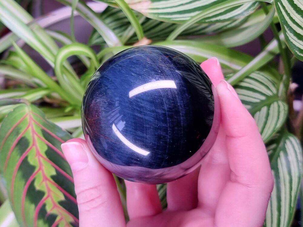 Blue Tigers Eye Sphere (1) - Intuition and Challenges
