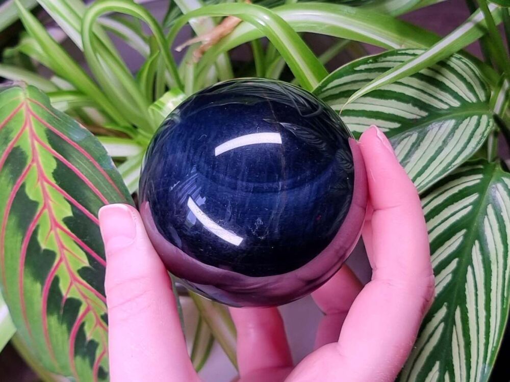 Blue Tigers Eye Sphere (2) - Intuition and Challenges