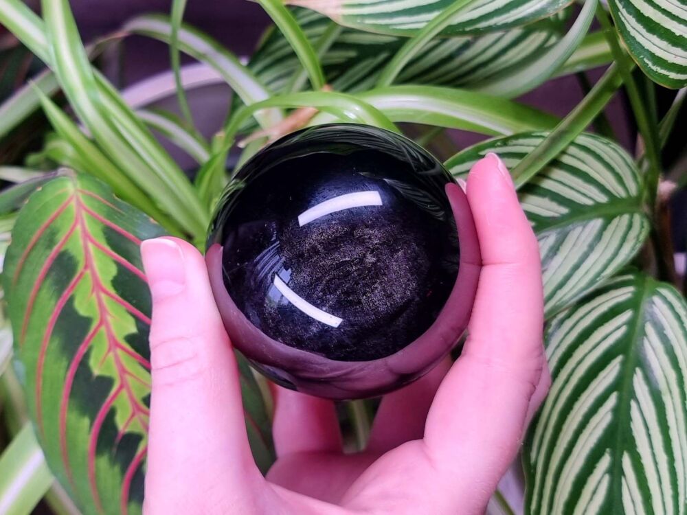 Golden Obsidian Sphere (2) – Transformation and Divination