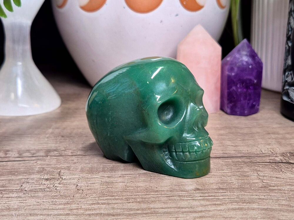 Aventurine Skull (1)