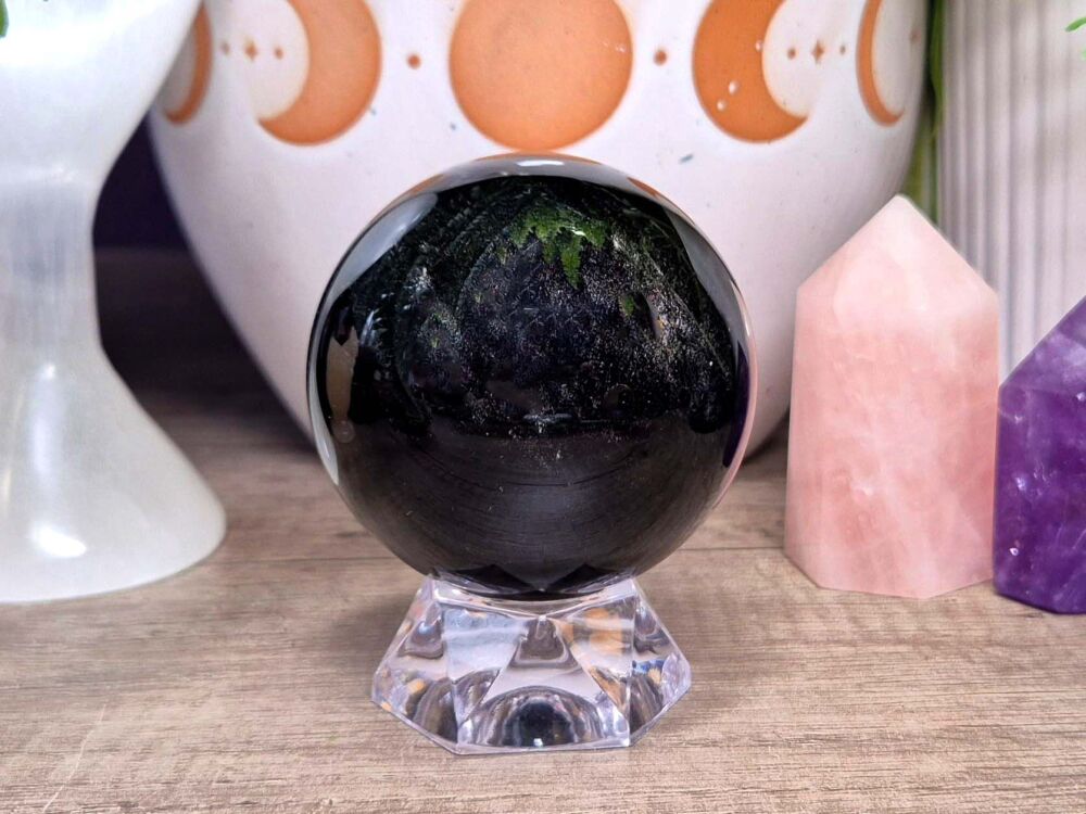 Golden Obsidian Sphere (2) – Transformation and Divination