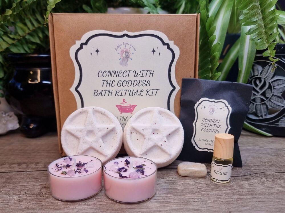 Connect With The Goddess Bath Ritual Kit