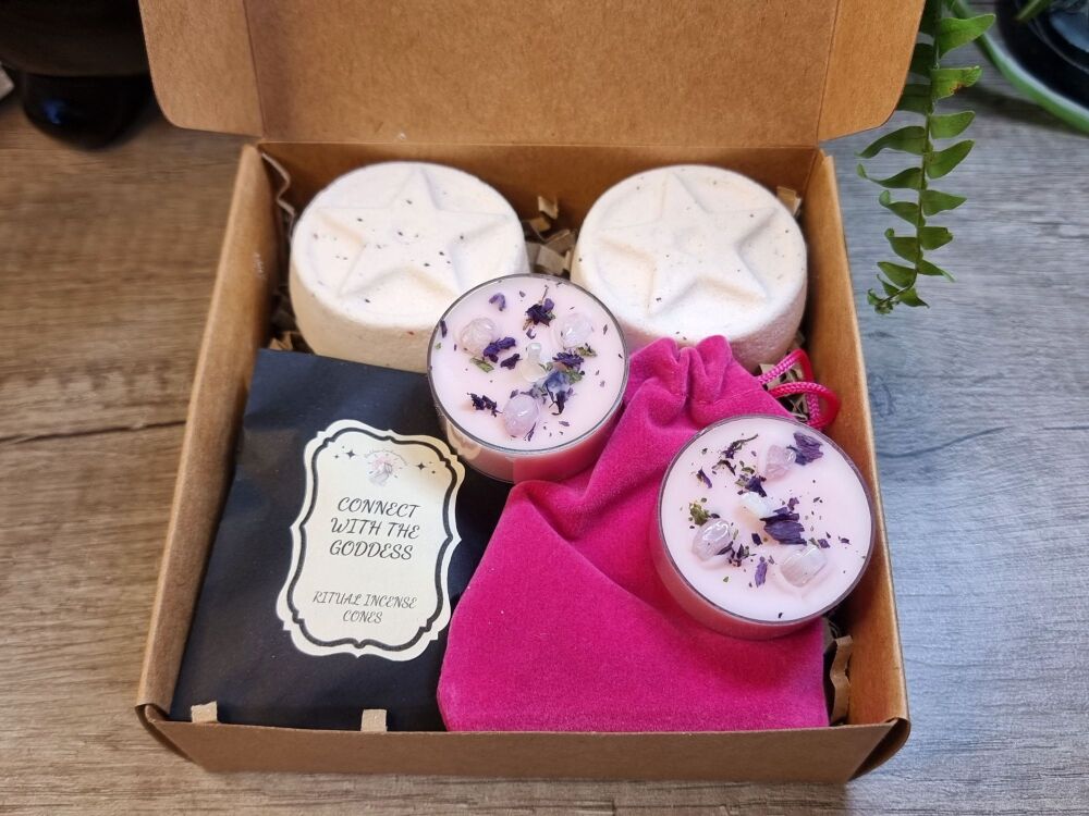 Connect With The Goddess Bath Ritual Kit