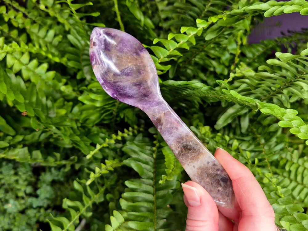 Chevron Amethyst Spoon (2)