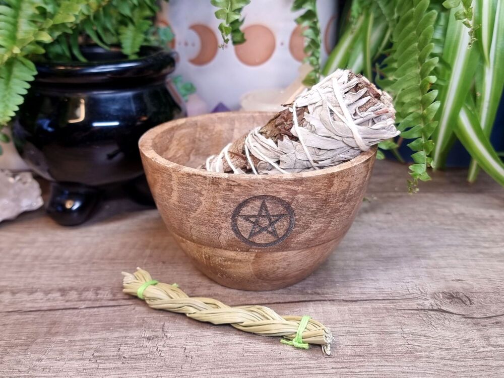 Divination and Ritual Altar Bowl and Smudge Set