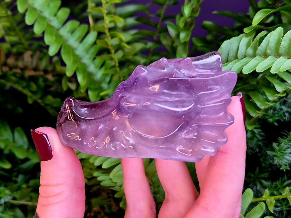 Phantom Amethyst Dragon Guardian (1) - Spiritual Growth and Healing Support Guardians