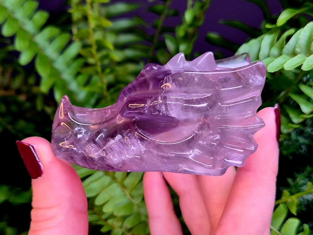 Phantom Amethyst Dragon Guardian (2) - Spiritual Growth and Healing Support Guardians