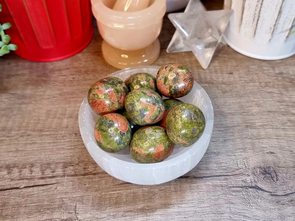 Unakite Tumblestone - Large