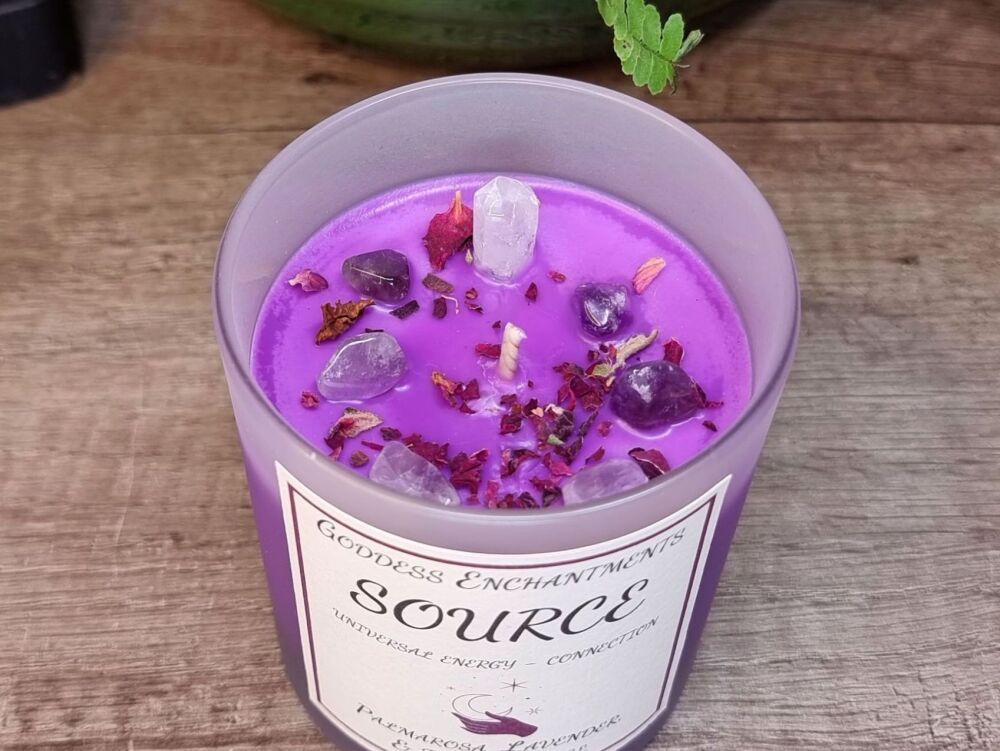 Source Altar & Ritual Jar Candle ~ Organic and Natural